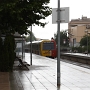 <font size="2"><br />Der Bahnhof von Manacor, total verregnet.