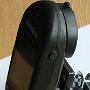 Der Halter mit Schelle und eingeklinktem GPS (Magellan eXplorist XL).