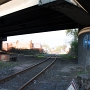 <font size="2">Ebenfalls unter der A7, die Eisenbahnseite