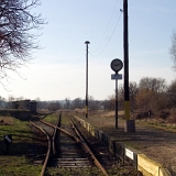 Blick auf die "4" Gleise diese Bahnhofes