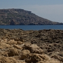 <font size="2.5">An der Nordspitze der Insel (Rückwärtig ist das Fährterminal nach Gozo).