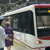 <font size="2">Ein U-Bahn-Zug, diese einzige Linie führt zur Universität der Balearen. Im Vergleich zu Hamburger oder Norderstedter Verhältnissen ist hier am Vormittag sehr wenig los.<br /><br /><br />