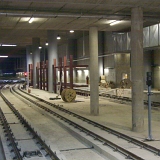 <font size="2">Der sehr lange Bahnhof hat auch einen Teil, in dem gearbeitet wird. In diesem Bereich waren eindeutig Regenwasserflecken an der Decke und am Boden zu sehen. Später Überschwemmungen gingen auch durch die Presse, da der Bahnhof dewegen mehrfach komplett gespertt werden mußte.<br /><br /><br />