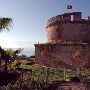 Der Hidirlik-Turm. Umrum ein kleiner Park.