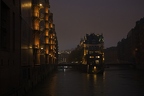 Abend/Regen in der Speicherstadt (Hamburg)